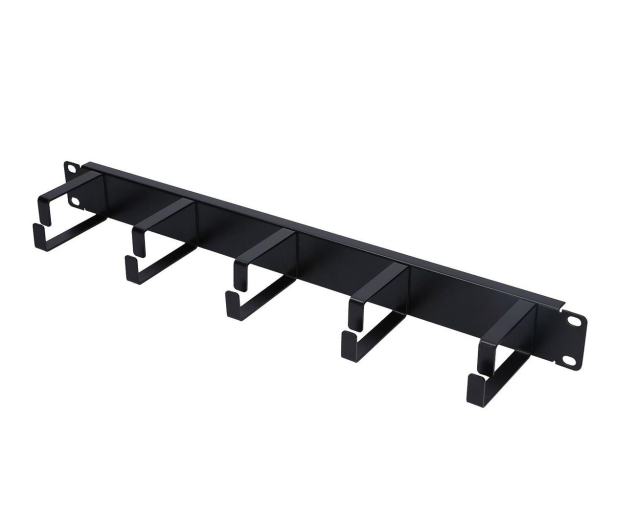 ExtraLink Organizer kabli 19" 1U (czarny) - 493062 - zdjęcie
